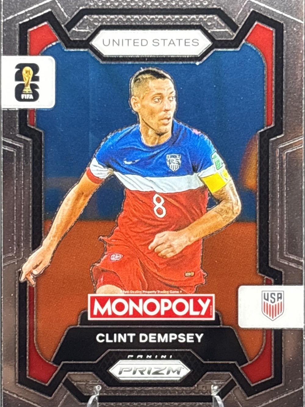 Panini Prizm Monopoly Clint Dempsey Soccer Trading Card